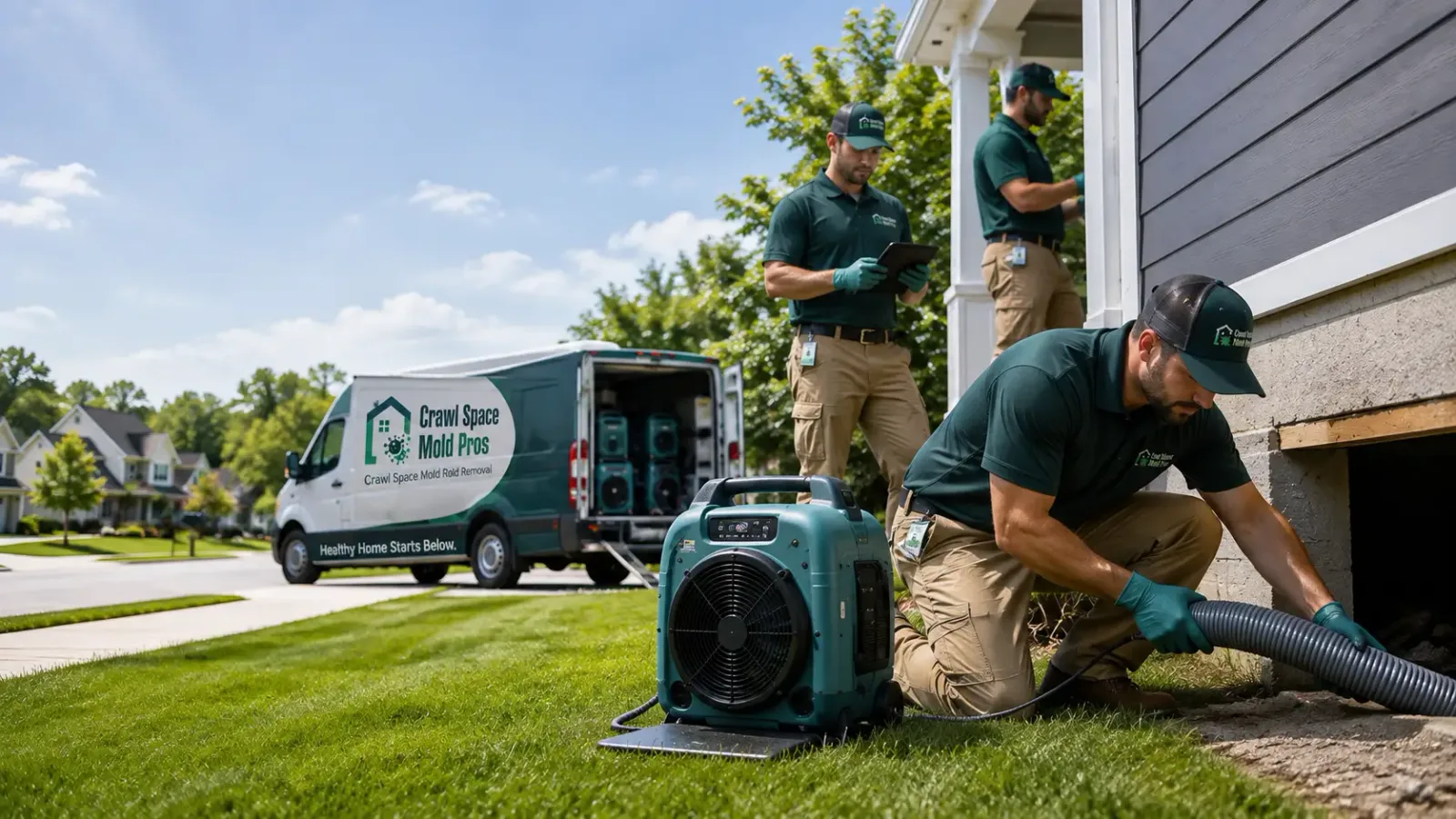 Crawl Space Mold Removal in Pell Lake, WI
